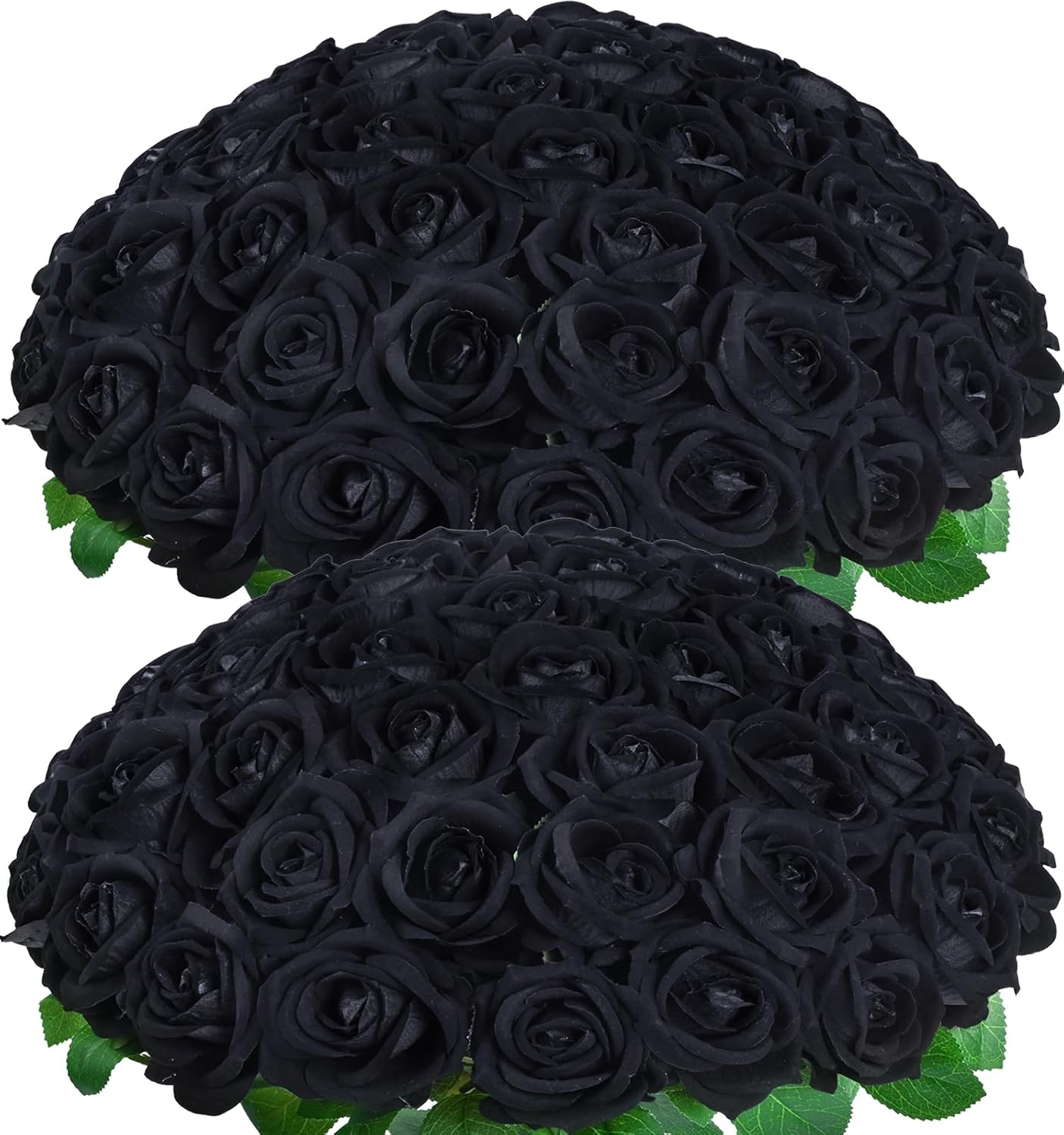 Bloomfinity:  50 Pcs Red Roses Artificial Flowers, Real Touch Velvet Roses Fake Flowers Bulk, Artificial Roses Bouquet with Long Stems Bridal DIY Wedding Party Centerpiece Decorations