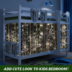 Bloomfinity:  12 Strands 84Ft Fake Vines for Bedroom with 33Ft String Lights, Cute Artificial Hanging Ivy Vines with Fake Leaves, Fake Plants for Christmas Party Garden Wall Room Decor
