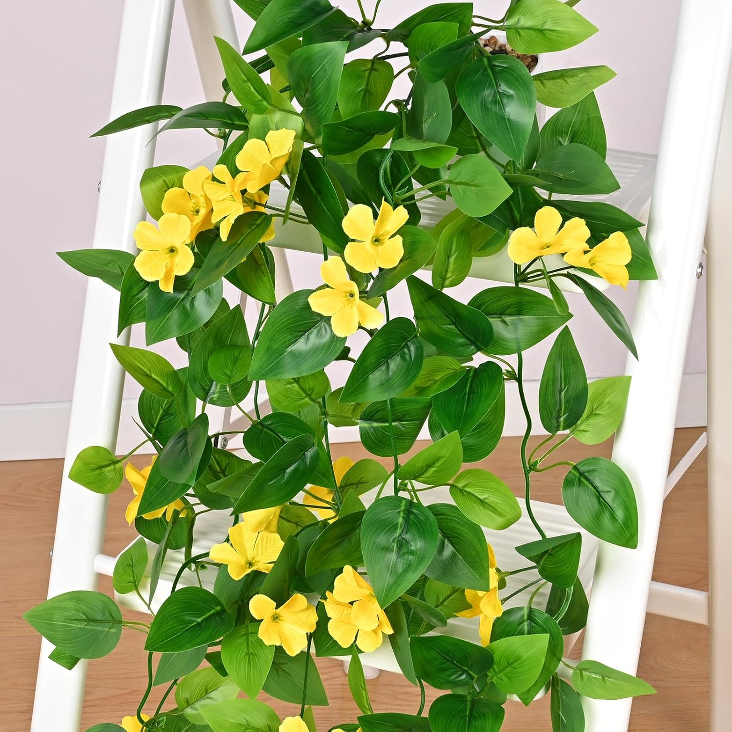 Bloomfinity:  1Pcs Fake Hanging Plants, 9 Branch Artificial Hanging Plant, Lush Faux Pothos Vines for Home Room Wall Shelf Porch Outdoor Indoor Decor (No Baskets)